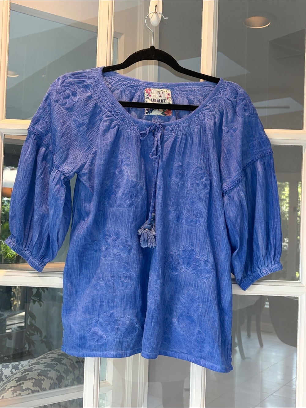Lulalife Resort Wear Cotton Top - Sz S NWOT